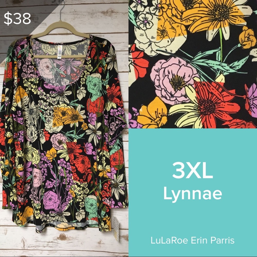 3XL LuLaRoe Lynnae shirt